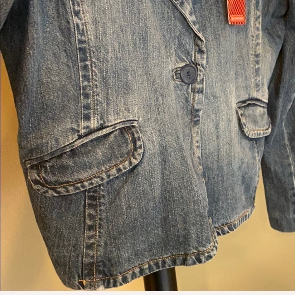 Rustic Denim blazer jacket, medium, New with tags - Picture 5 of 9